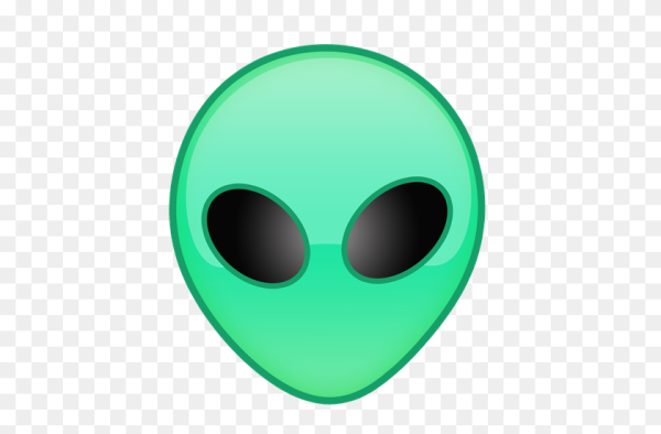 Значок смайлик. Зелёный