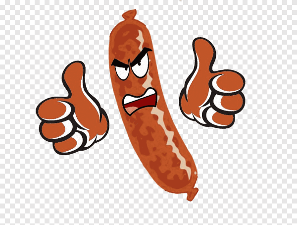 Колбаса мультяшный