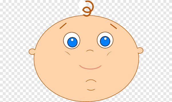 Детские рожицы на прозрачном фоне