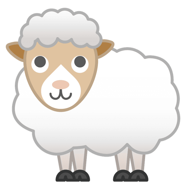 Ягненок ЭМОДЖИ