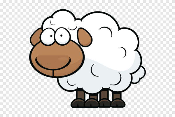 Овечка мультяшная