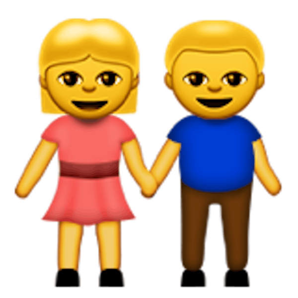 Смайлик мальчик и девочка