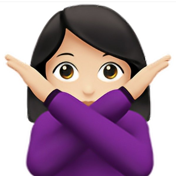 Смайлик с перекрещенными руками