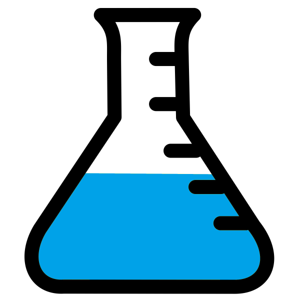 Химические колбы без фона