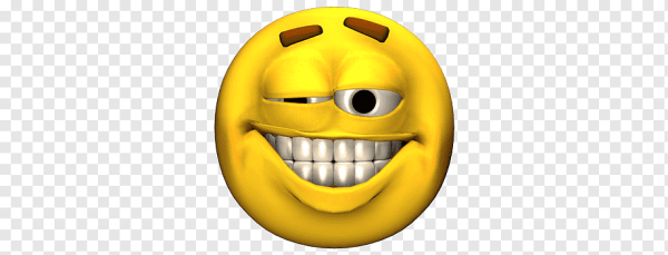 Беззубый жёлтый смайлик