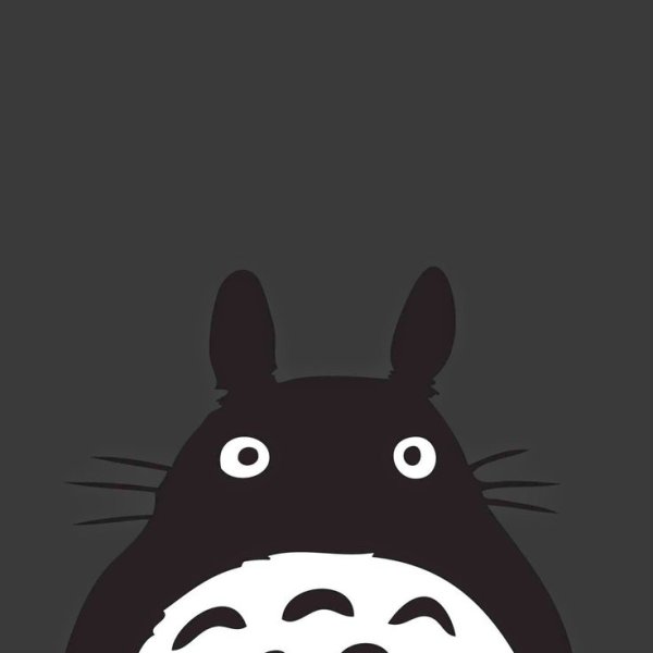 Totoro smiling