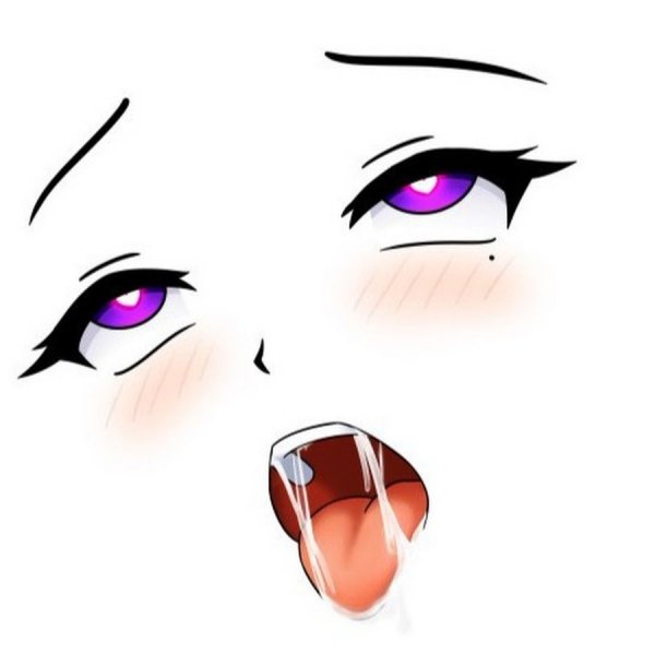 Ахегао глаза