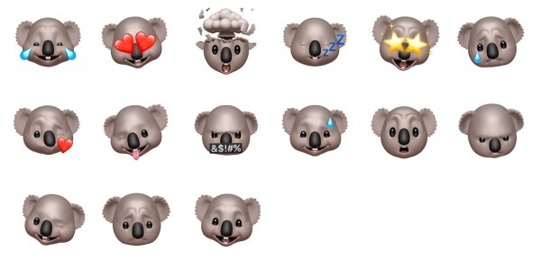 Коала ЭМОДЖИ