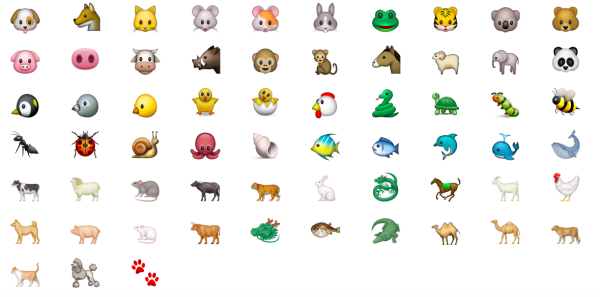 ЭМОДЖИ животные