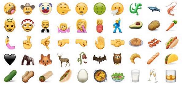 Смайлы айфона животные