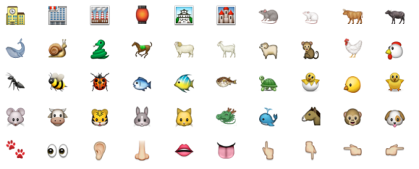 Смайлики из животных