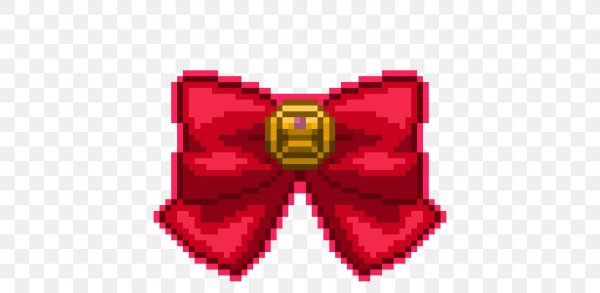 Бантик из пикселей