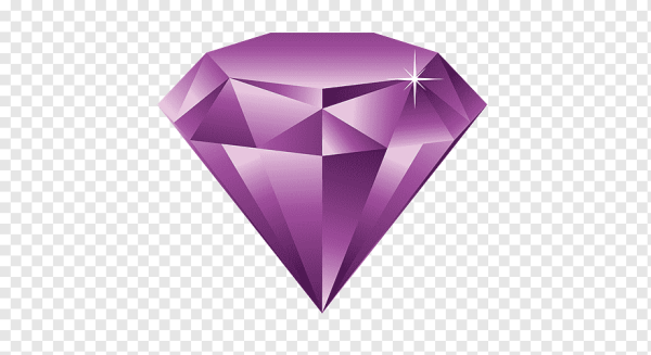 Фиолетовые бриллианты прозрачный фон