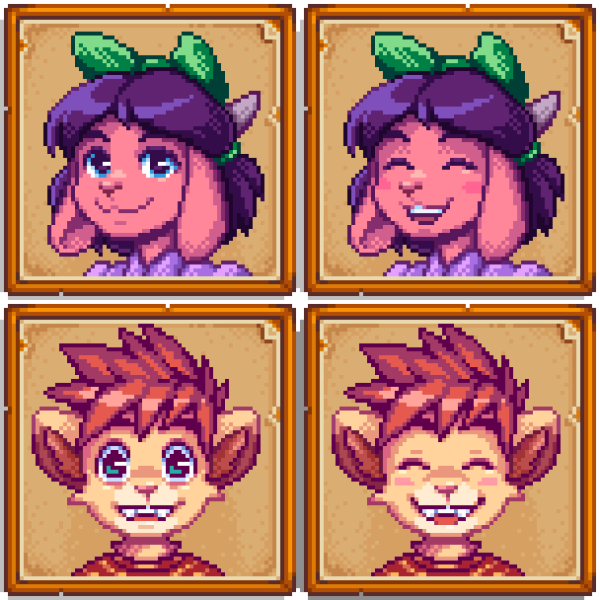 Клинт и Эмили Stardew Valley