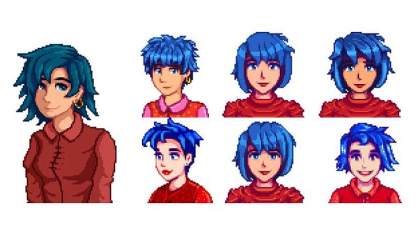 Stardew Valley Art Эмили