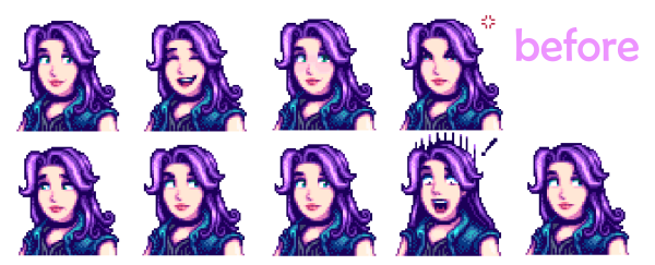 Stardew Valley Абигейл спрайт