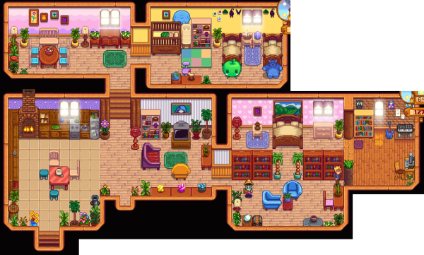 Stardew Valley дом интерьер