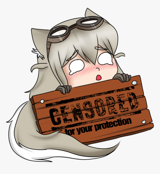 Стикер цензура