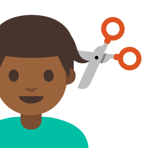 Смайлик парикмахер