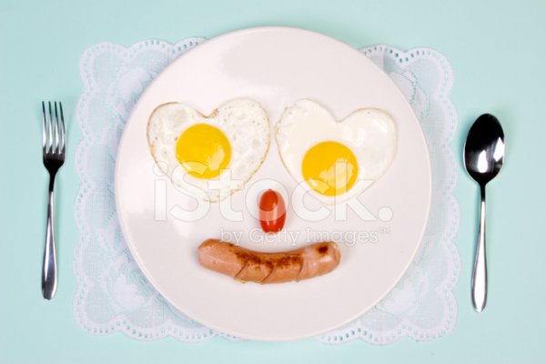 Смайлики завтрак