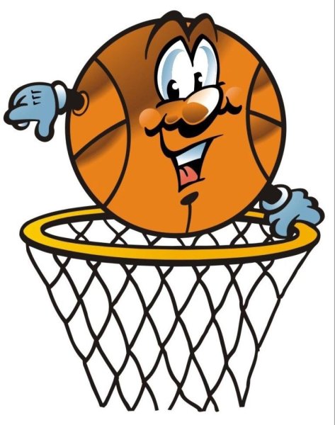 Вращающийся баскетбольный мяч