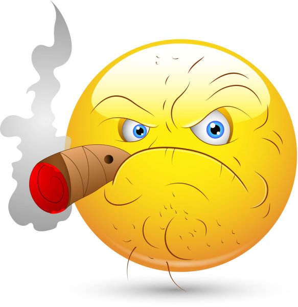 Смайлик курильщика