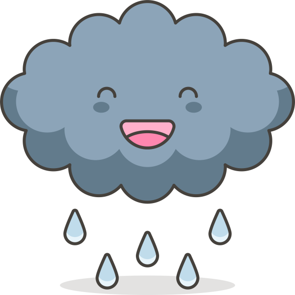 Тучка с дождиком