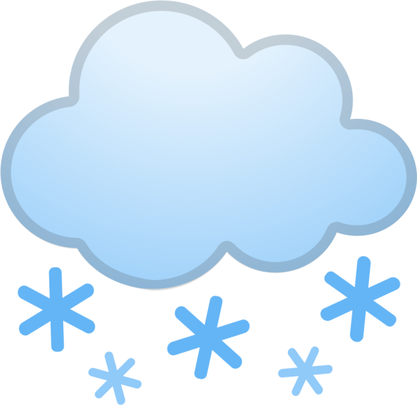 Облако со снегом