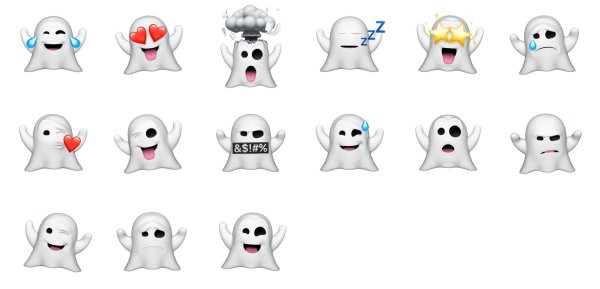 Мемоджи привидение