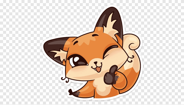 Стикеры Лисичка