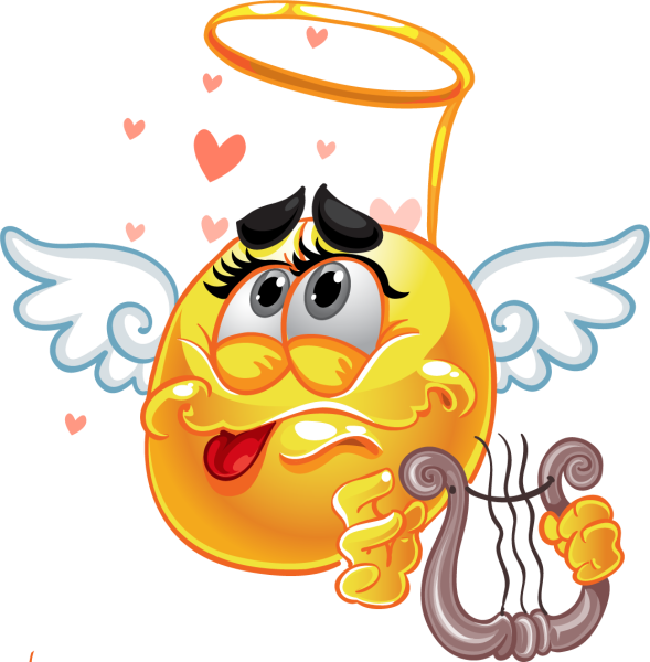 Смайлик Ангелочек