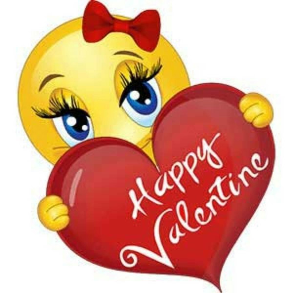 Смайлики с днем Святого Валентина