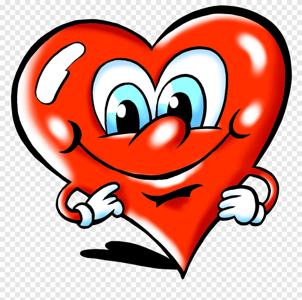 Сердце с глазками