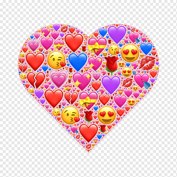 Смайлики и сердечки