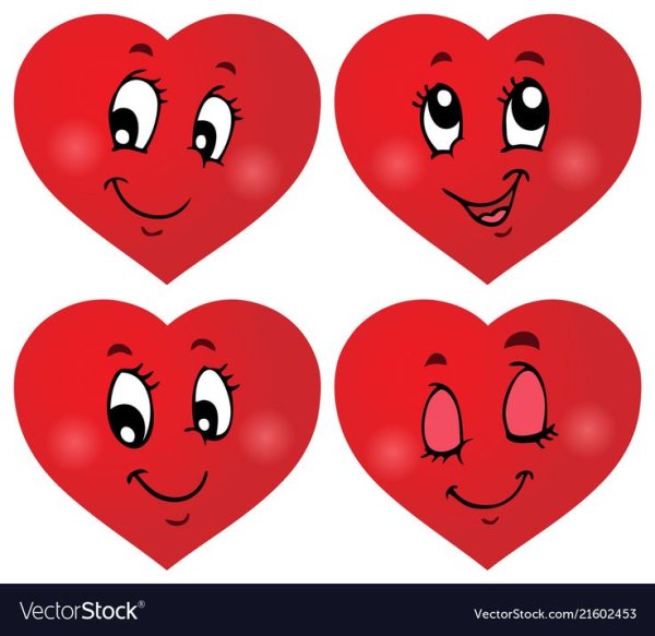 Сердечко с личиком