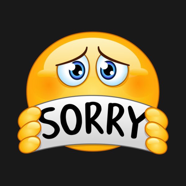 Смайлик извините