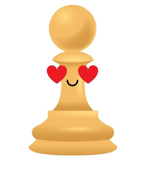 Пешка мультяшная