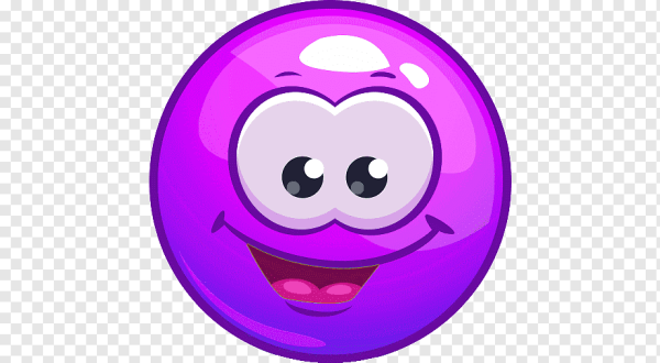 Сиреневый смайлик