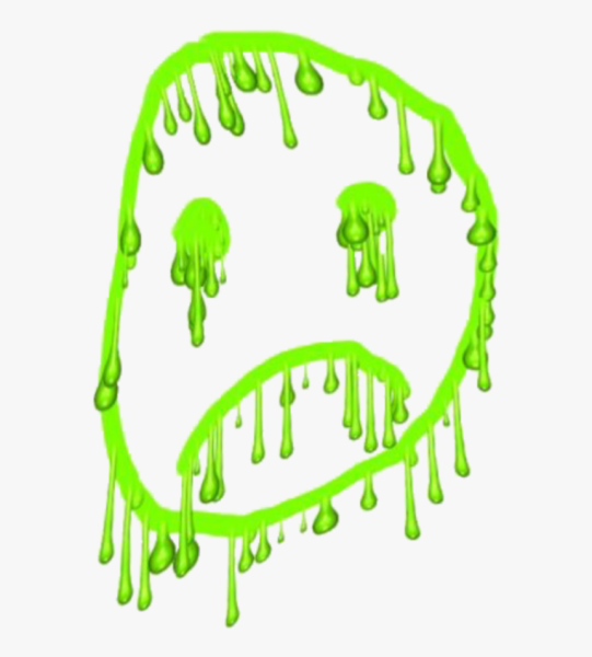 Смайлики с потеками