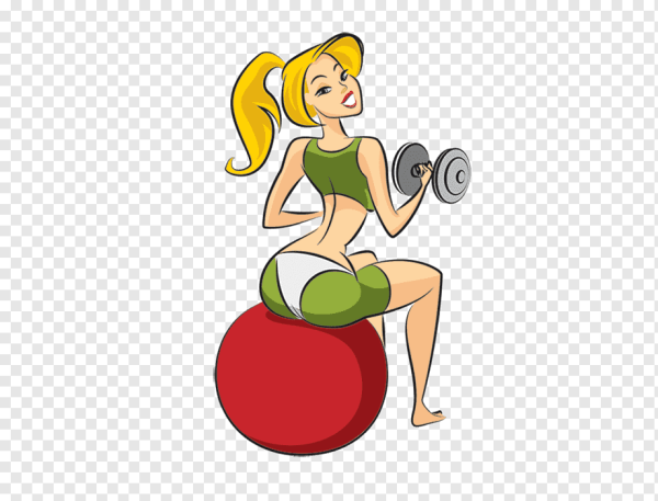 Спортсменка мультяшка