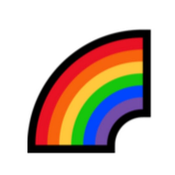 ЭМОДЖИ Радуга в Майкрософт