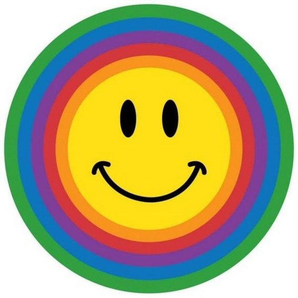 Разноцветные смайлики