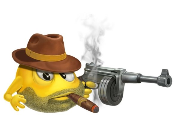 Смайлик с автоматом