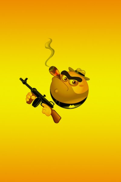 Смайлик с ружьем