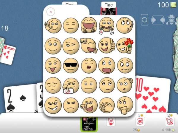 Игра дурак смайлы