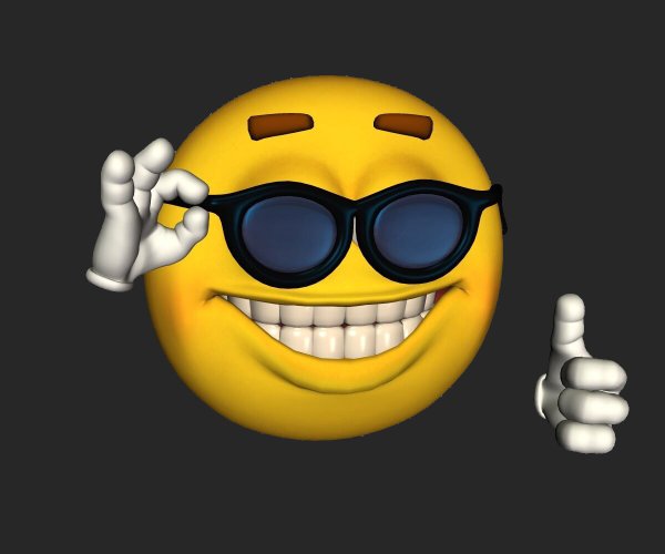 Крутой смайлик