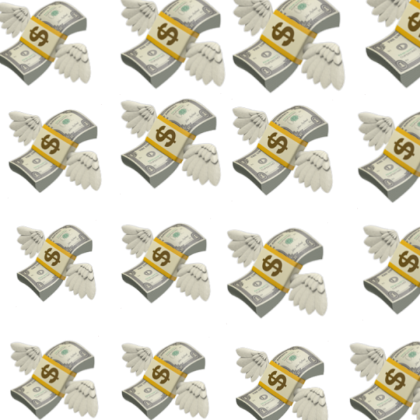 Наклейки деньги