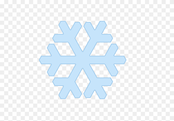 Смайлики эмодзи Снежинка