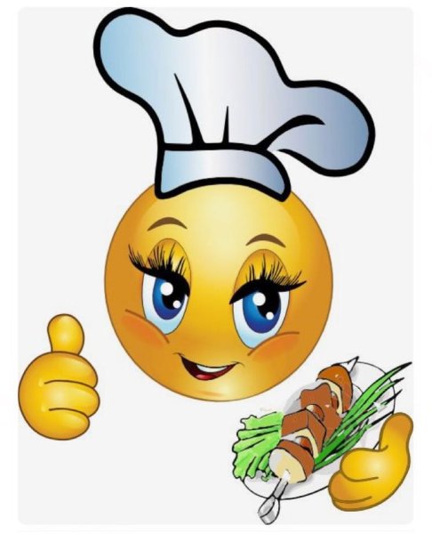 Смайлик приятного аппетита