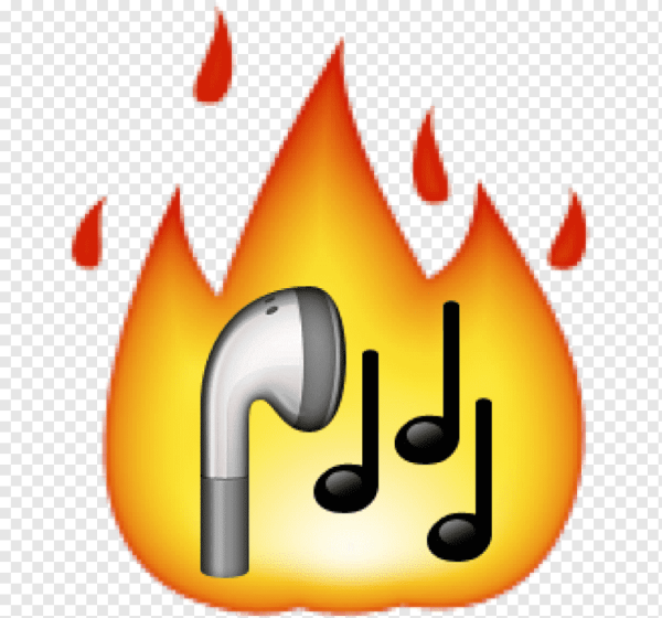 Смайлик огонь айфон